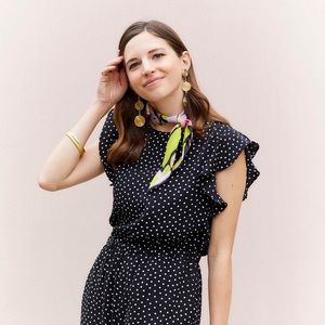 Sanctuary polka dot jumpsuit